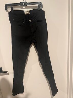 Acne Studios Max Stay Cash Black Jeans - Slim Fit
